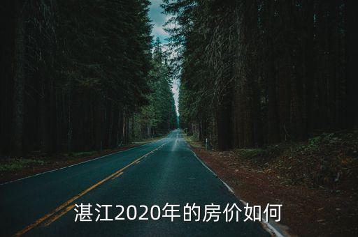 湛江2020年的房?jī)r(jià)如何