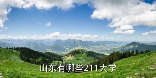 山東有多少大學院校,山東有哪些211大學