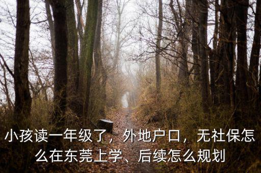 老公不是東莞小孩上學怎么辦,小孩讀一年級了