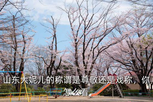 山東大妮兒的稱謂是尊敬還是戲稱，你怎么看