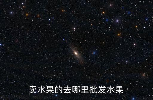 賣水果的去哪里批發水果