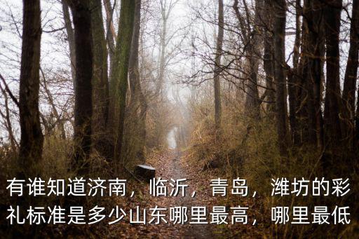 濰坊現(xiàn)在的彩禮是多少,現(xiàn)在濰坊壽光彩禮多少啊
