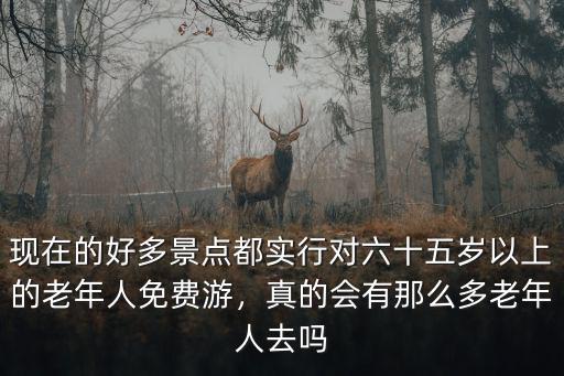 現在的好多景點都實行對六十五歲以上的老年人免費游，真的會有那么多老年人去嗎