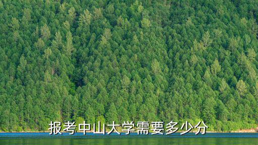 初試多少分可以考中山大學,報考中山大學需要多少分