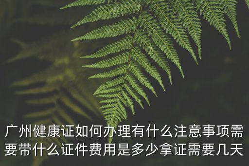 廣州鎮(zhèn)龍哪里有健康證辦理,廣州健康證如何辦理