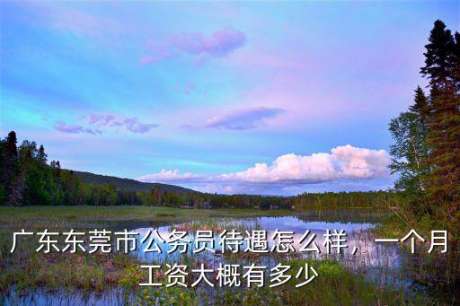 廣東塘廈工資怎么樣,廣東東莞市公務員待遇怎么樣