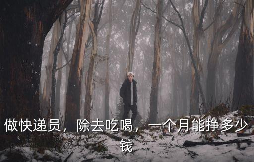 嘉興快遞員工資一般多少錢一個月多少錢,快遞員能掙多少錢