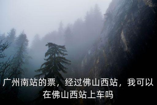 佛山西站2b檢票在哪里進站,經(jīng)過佛山西站