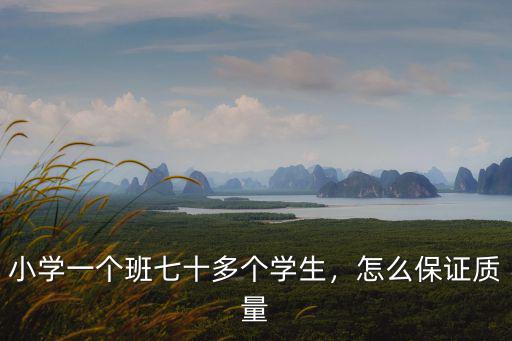 小學一個班七十多個學生，怎么保證質量