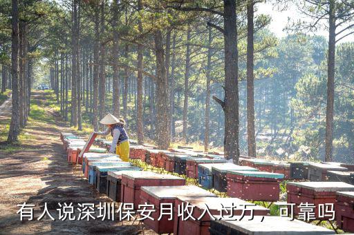 有人說深圳保安月收入過萬，可靠嗎