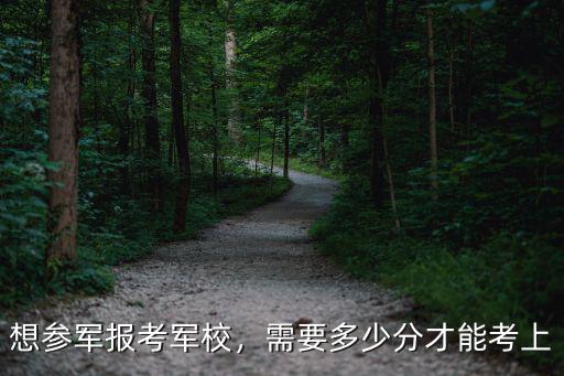 山東考生軍校得多少分,需要多少分才能考上