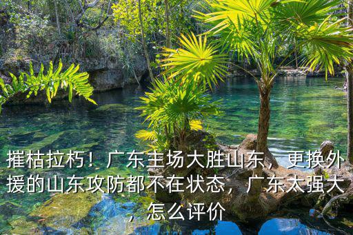 摧枯拉朽！廣東主場大勝山東，更換外援的山東攻防都不在狀態，廣東太強大，怎么評價