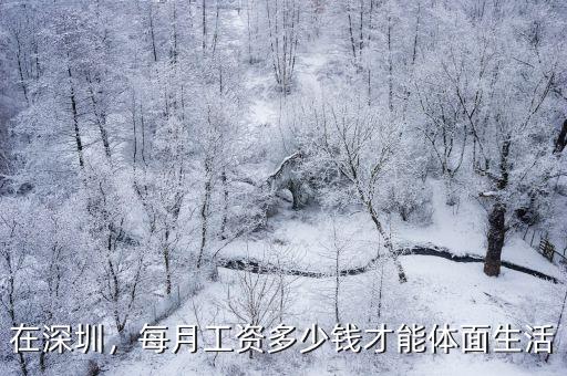 深圳工作工資多少錢一個月,剛剛辭了工作來深圳