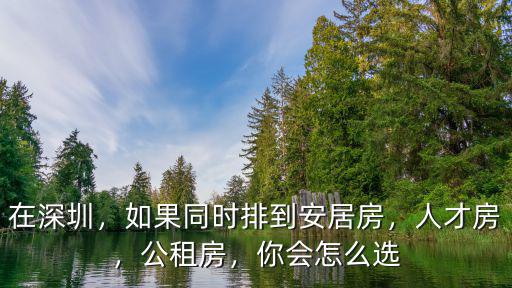 在深圳，如果同時排到安居房，人才房，公租房，你會怎么選