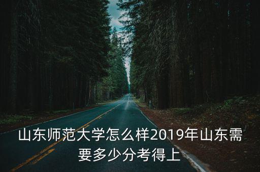 山東師范大學怎么樣2019年山東需要多少分考得上