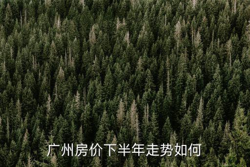 廣州房?jī)r(jià)下半年走勢(shì)如何