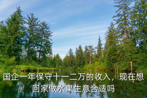國(guó)企一年保守十一二萬(wàn)的收入，現(xiàn)在想回家做水果生意合適嗎