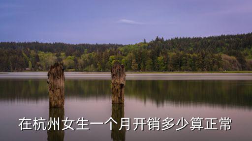 杭州一個(gè)月花銷多少,在杭州到手11500一個(gè)月