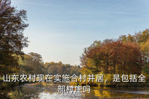 山東合村并居閑置宅基地補貼多少,山東合村并居什么政策