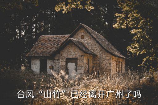 廣東省廣州市臺風山竹死了多少人,臺風山竹已經離開廣州了嗎