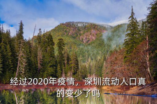 2020年有多少人不來深圳了,準備離開深圳回家了
