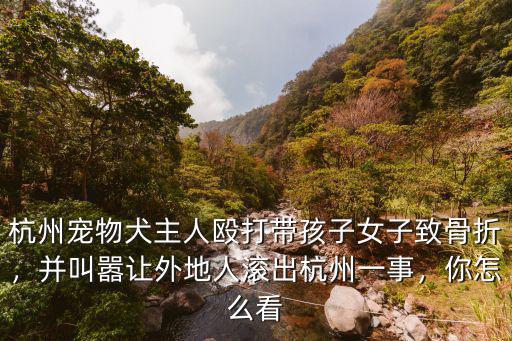 杭州趕走外地人多少,并叫囂讓外地人滾出杭州一事