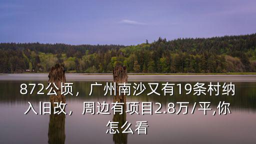 全廣州有多少舊改項目,房企搶占廣州舊改項目