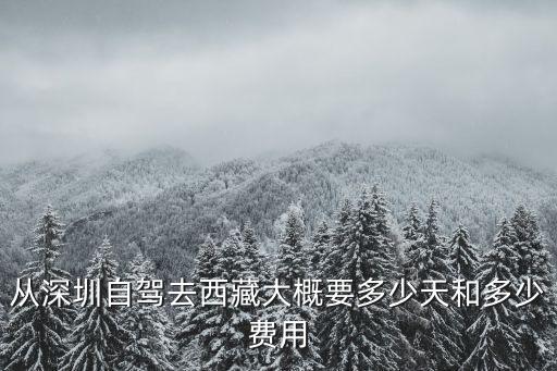 從深圳自駕去西藏大概要多少天和多少費用