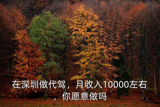 深圳龍崗做兼職代駕怎么樣,在深圳做滴滴代駕怎么樣