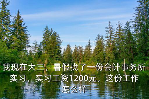 東莞大三實習工資多少,實習工資1200元