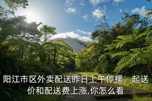 陽江市區(qū)外賣配送昨日上午停擺，起送價(jià)和配送費(fèi)上漲,你怎么看
