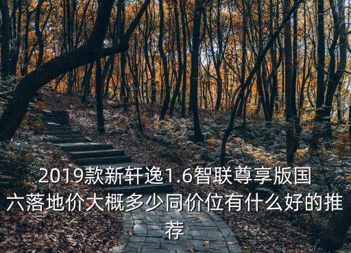 2019款新軒逸1.6智聯尊享版國六落地價大概多少同價位有什么好的推薦