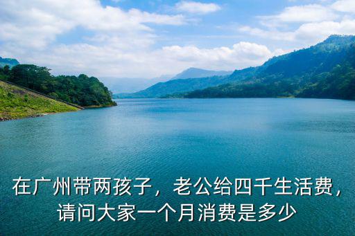 在廣州帶兩孩子，老公給四千生活費，請問大家一個月消費是多少