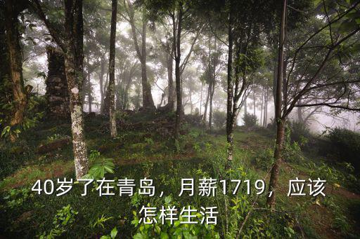 40歲了在青島，月薪1719，應該怎樣生活