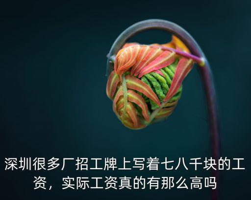 深圳好廠工資一般多少,想去深圳進(jìn)廠
