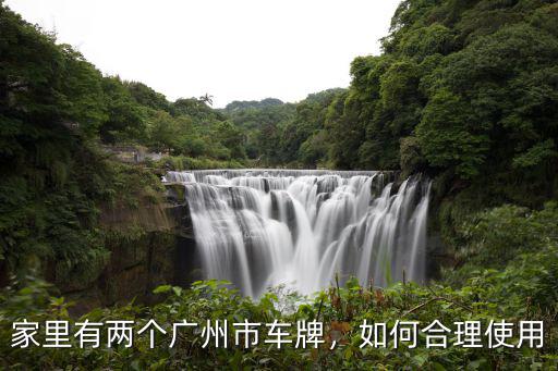 家里有兩個(gè)廣州市車(chē)牌，如何合理使用