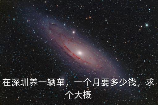 在深圳養一臺途觀l需要多少錢,養一臺途觀l需要多少錢
