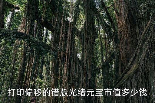 浙江光緒元寶背逆90度錯版幣市值多少,光緒元寶錯版幣有收藏價值嗎
