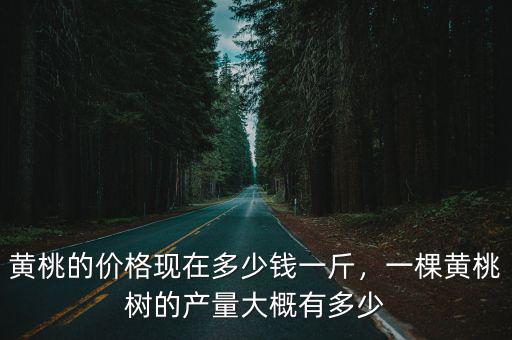 黃桃的價格現在多少錢一斤，一棵黃桃樹的產量大概有多少