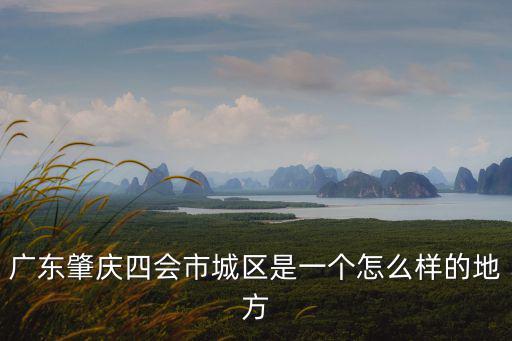 廣東肇慶四會市城區是一個怎么樣的地方