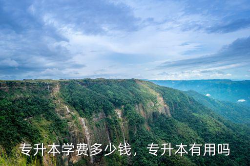 麗水成教專升本多少錢,專升本有用嗎