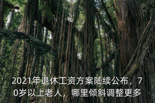 2021年退休工資方案陸續(xù)公布，70歲以上老人，哪里傾斜調(diào)整更多