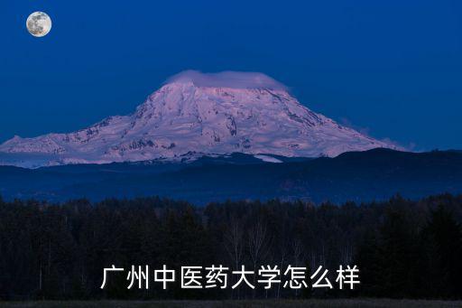 廣州中醫(yī)藥大學怎么樣