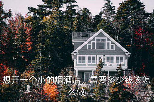 想開一個小的煙酒店，需要多少錢該怎么做