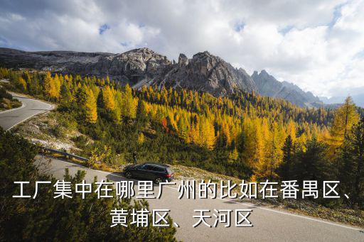 廣州廠在哪里有,廣州的比如在番禺區(qū)