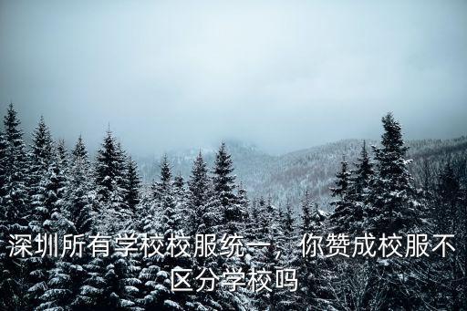 深圳校服分多少種呢,如何評價深圳校服