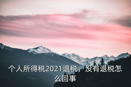 深圳怎么申請個人退稅,沒有退稅怎么回事