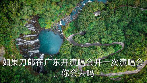 如果刀郎在廣東開演唱會開一次演唱會，你會去嗎