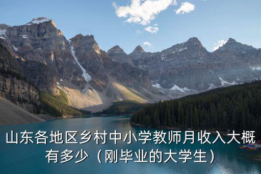 山東省有多少教職工,山東的老師收入有多少