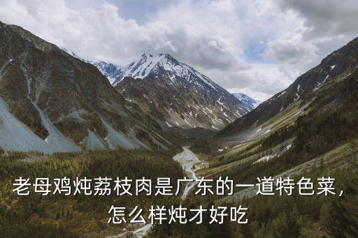 老母雞燉荔枝肉是廣東的一道特色菜，怎么樣燉才好吃